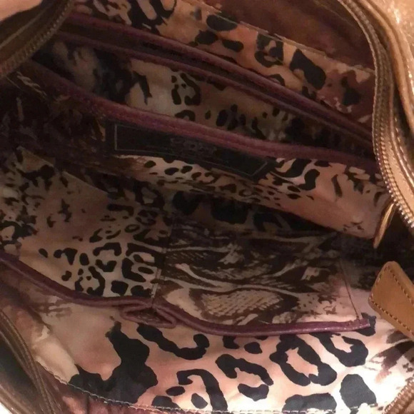 Designed in New York by Sharif leather shoulder bag - Picture 8 of 9